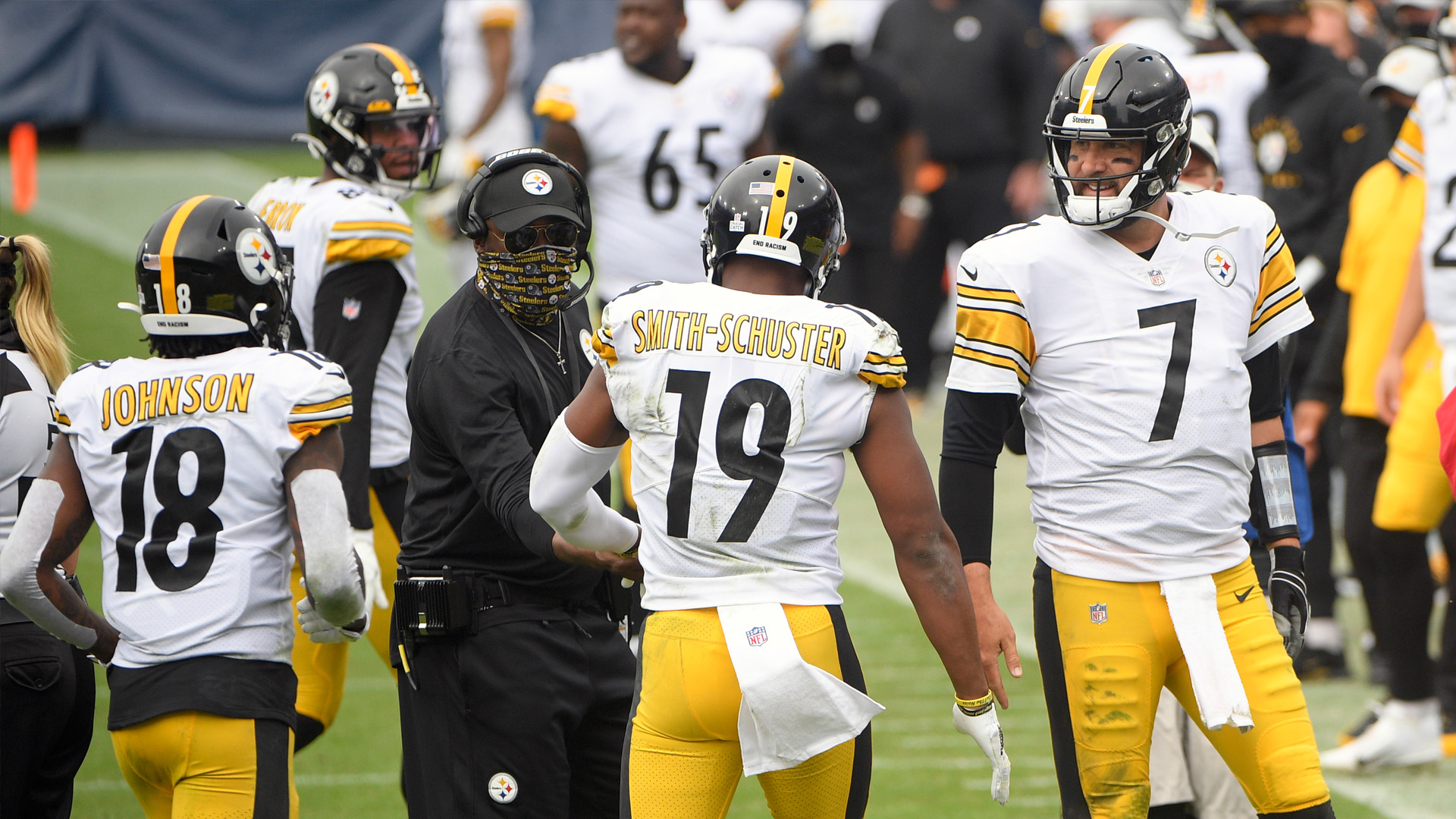<p><strong>Line: </strong>Steelers -9.5</p>

<p>Terry McClaurin and Anthony Gibson are good enough to keep the Football Team in most games. But can they make enough plays against the Steelers' defense to cover this number?</p>

<p>I don't think so. Steelers in a romp.</p>

<p><strong>Pick: </strong>Steelers 28, Football Team 13</p>
