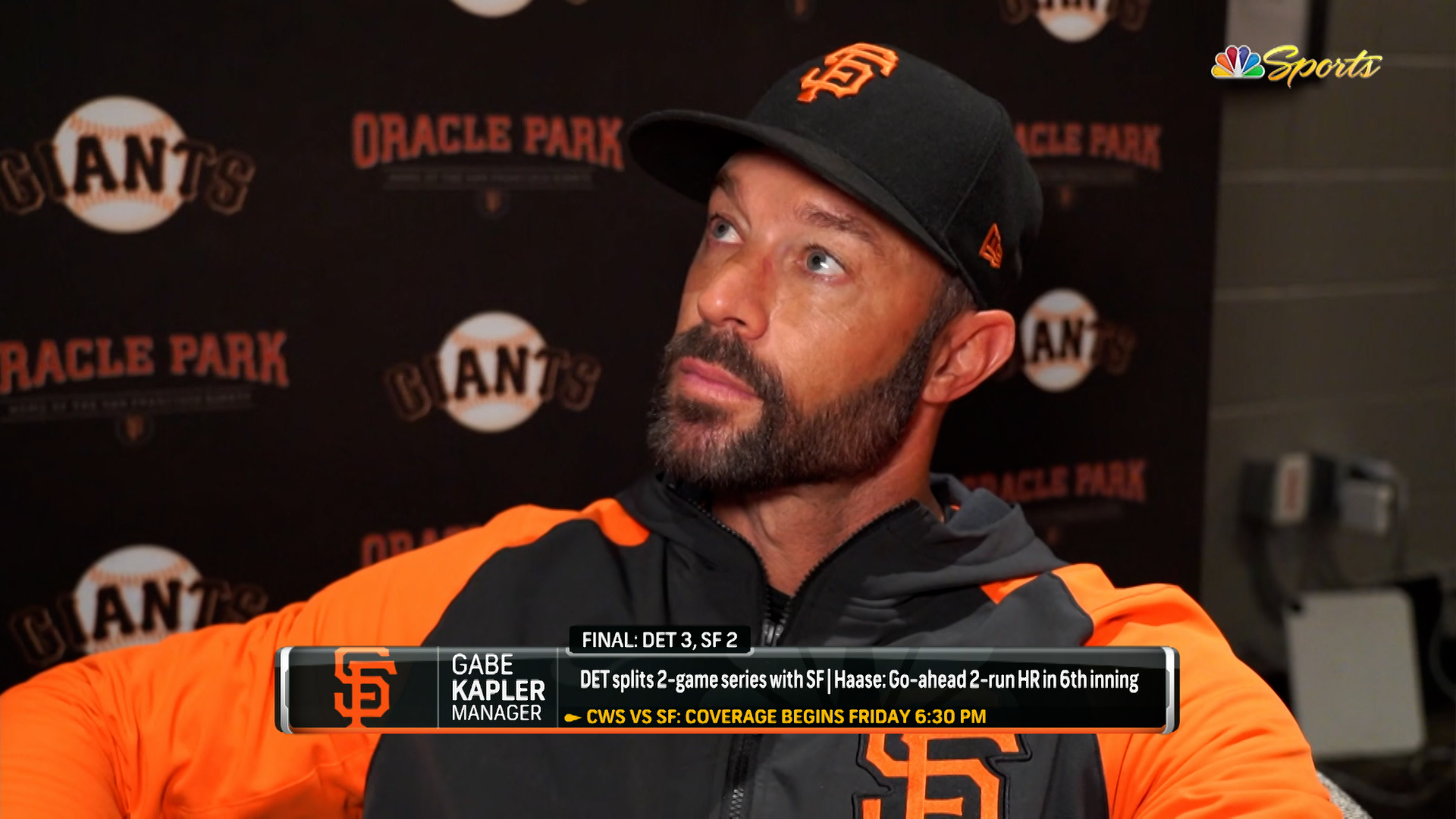 Giants manager Gabe Kapler 1-on-1 with Alex Pavlovic I NBC Sports