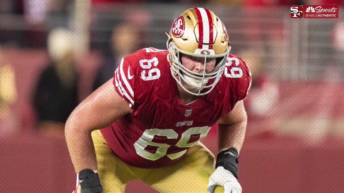 Mike McGlinchey played 'best game' of 2022 NFL season vs. Maxx Crosby – NBC  Sports Bay Area & California