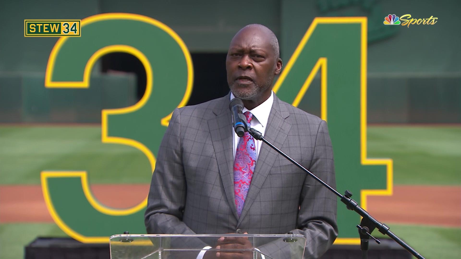 Oakland A's To Retire Dave Stewart's No. 34 on Sunday, Sept. 11