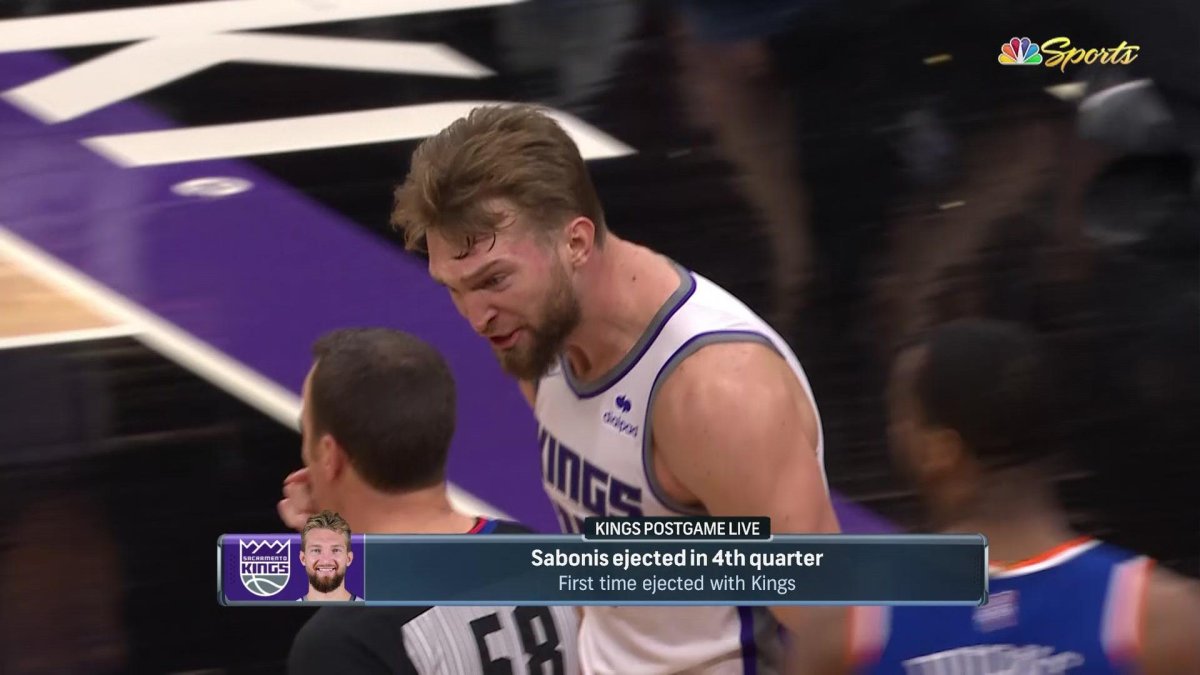 Kings star Sabonis suspended over official spat: NBA
