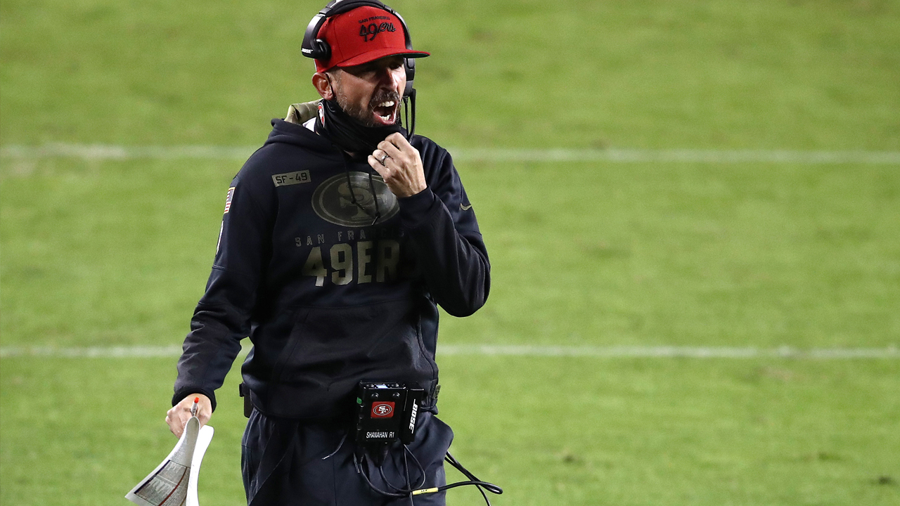 <p>I’m not sure what the 49ers’ coaching staff could have done that would have made a difference with the lineup they put out on the field for this game.</p>
<p>The team made some adjustments on the offensive line. Daniel Brunskill took over at center for Hroniss Grasu, and veteran Tom Compton moved into right guard. The pressure came from the edges, so it looked as if Brunskill and Compton played just fine.</p>
<p>The 49ers planned to feature Brandon Aiyuk in this game. But when he was placed on the reserve/COVID-19 list, they moved James into that spot.</p>
<p><strong>Grade: C-minus</strong></p>
