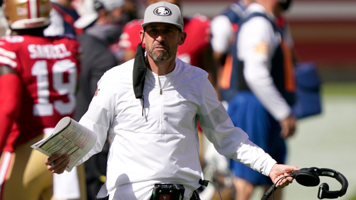 Kyle Shanahan confident hat choice has nothing to do with 49ers' season –  NBC Sports Bay Area & California
