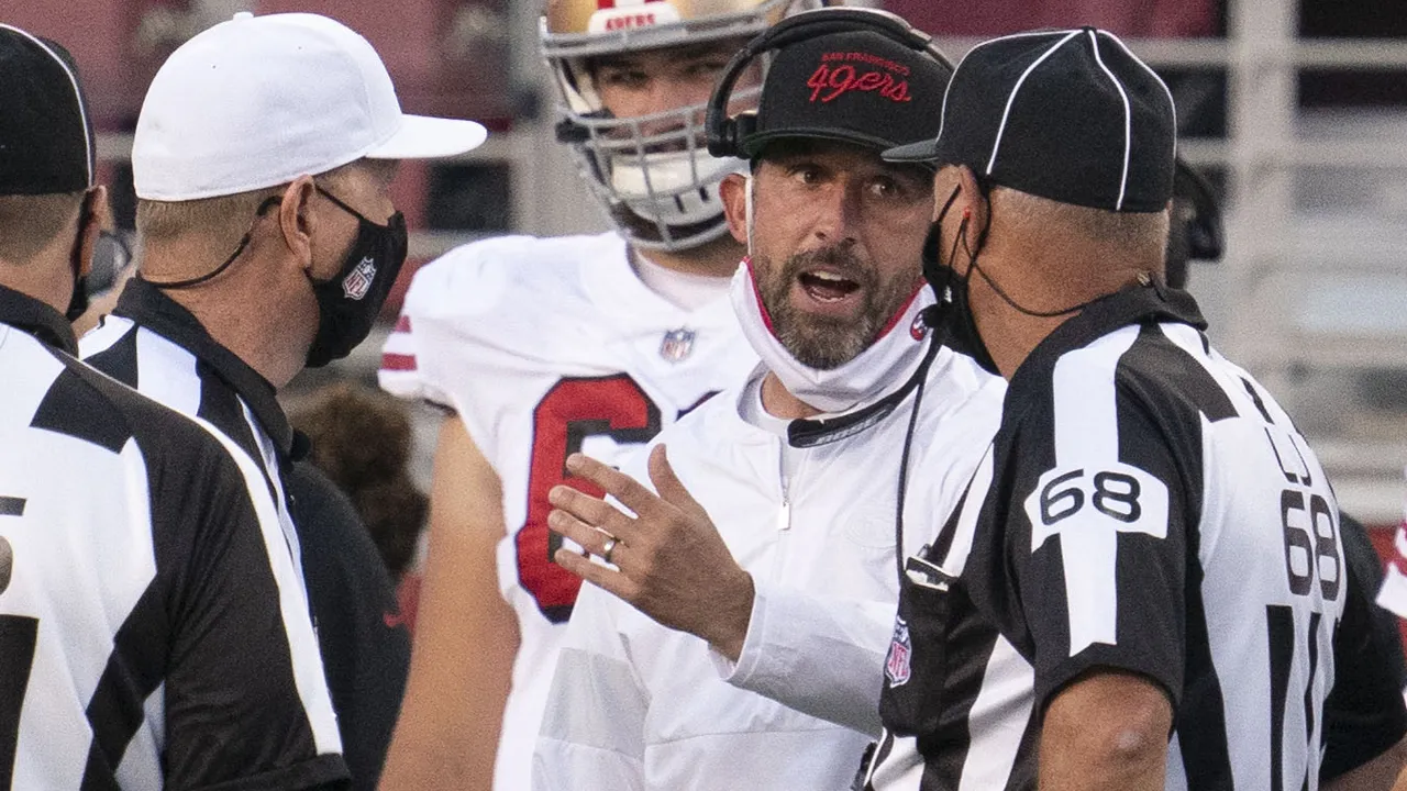 <p>Everything about the 49ers’ game plan was on-point. The offense softened up the Rams’ defense with its success on getting to the edges. The 49ers’ sideline-to-sideline running/passing offense seemed to slow down a Rams pass rush that figured to be able to apply steady pressure on Garoppolo.</p>
<p>Shanahan had his team ready tactically and mentally to play this game. Defensively, the 49ers did not generate a lot of pressure with their pass rush but the coverage on the back end was outstanding.</p>
<p>This game was a marked improvement for defensive coordinator Robert Saleh’s unit.</p>
<p><strong>Grade: A</strong></p>