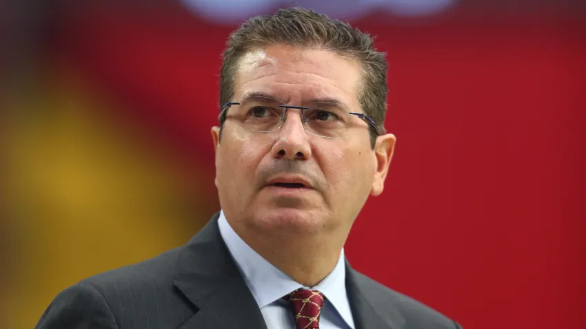 Sep 9, 2018; Glendale, AZ, USA; Washington Redskins owner Dan Snyder prior to the game against the Arizona Cardinals at University of Phoenix Stadium. Mandatory Credit: Mark J. Rebilas-USA TODAY Sports