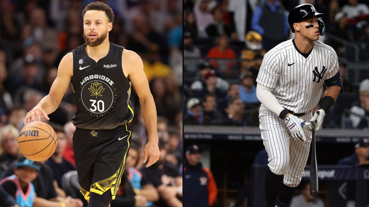 Warriors Steph Curry recruits Aaron Judge for Giants - Golden