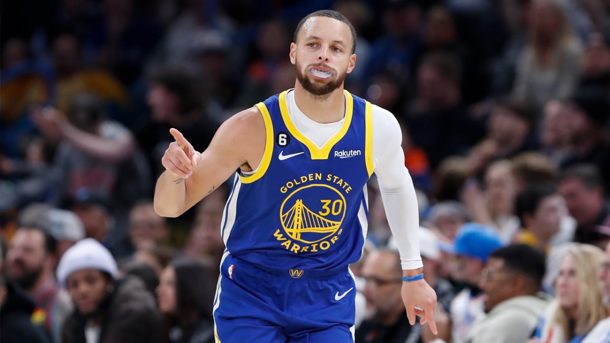 Stephen Curry's eight 3s lead Warriors past Thunder