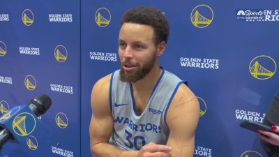 Steph proud of Klay but doesn't want to say ‘he's back'