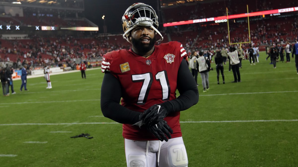 Where 49ers' Trent Williams is ranked among offensive tackles by NFL peers  – NBC Sports Bay Area & California