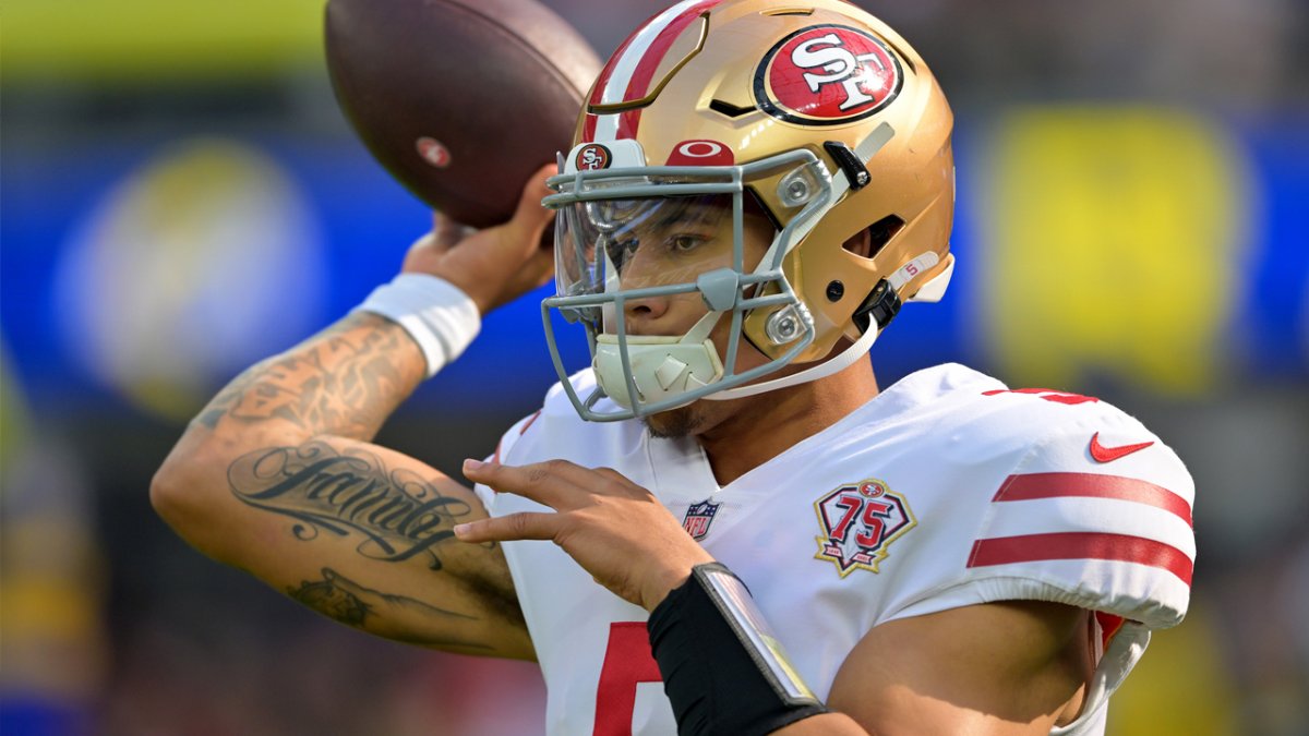 49ers' Trey Lance will be looking over his shoulder for months - A