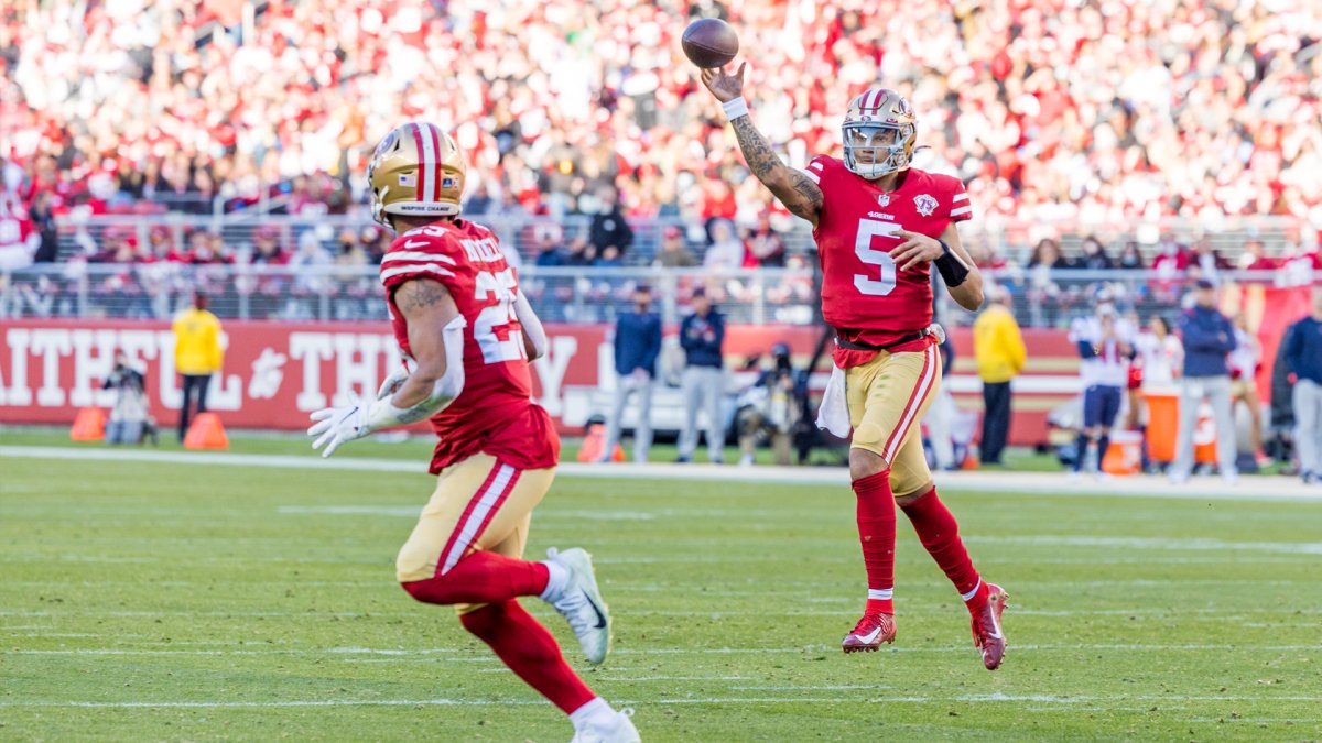 Trey Lance throws 2 TD passes to lead 49ers past Texans 23-7