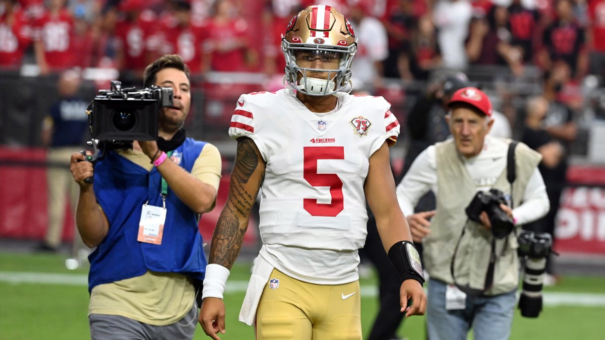 Why isn't 49ers' Trey Lance playing on 'Sunday Night Football' vs. the  Colts?