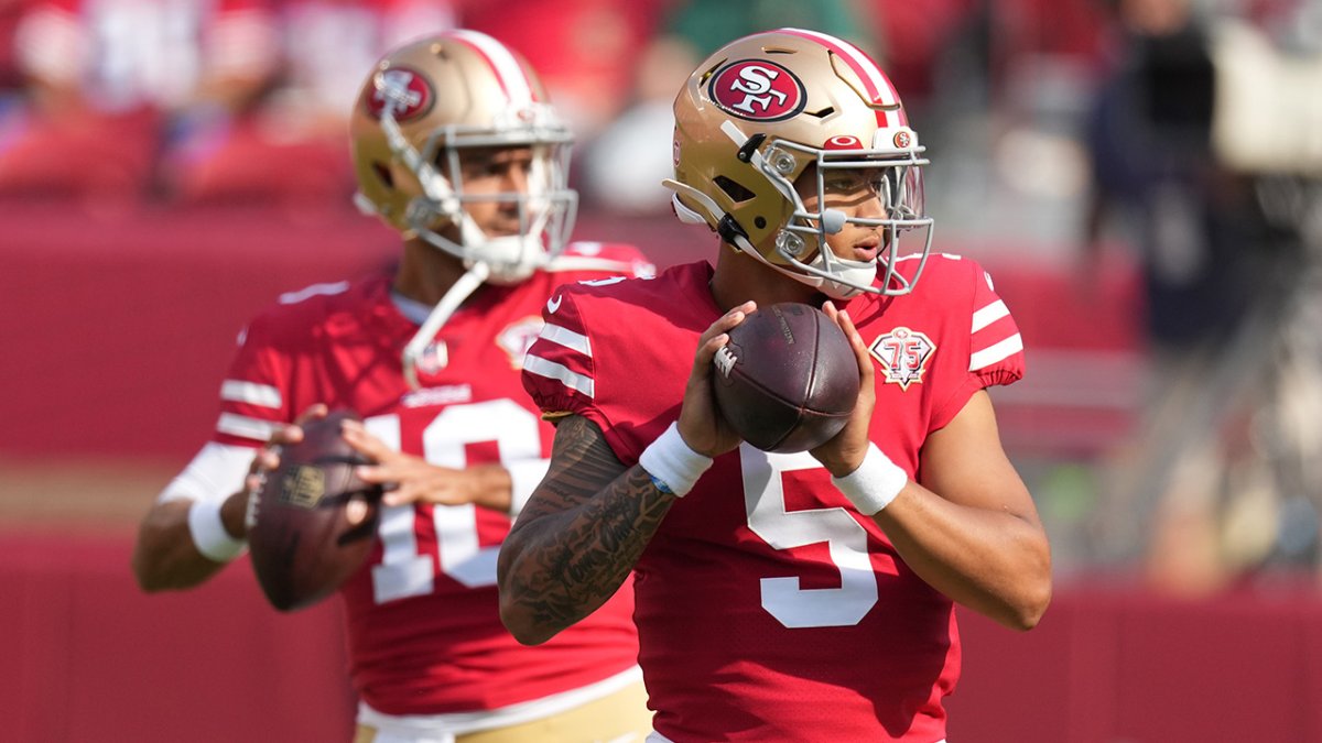 ESPN star likens 49ers' QB situation to chess, says 'go figure