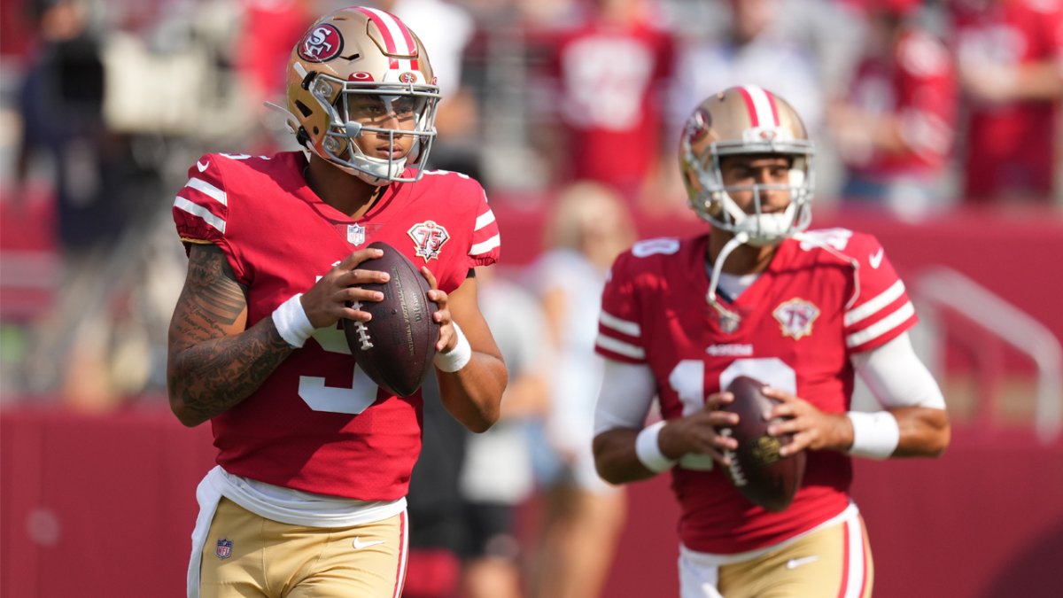 Trey Lance over Jimmy Garoppolo 'Christmas gift' to 49ers rivals, per NFL  coach – NBC Sports Bay Area & California