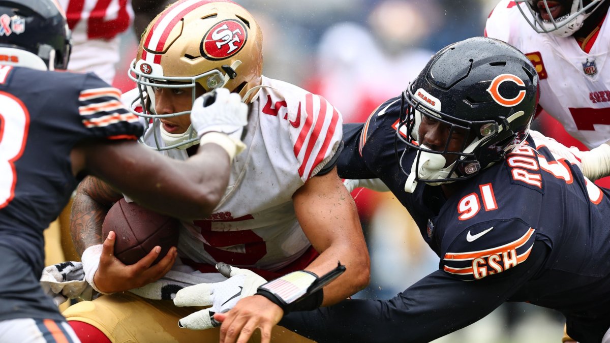 Trey Lance feels pressure of 49ers' defense early in camp