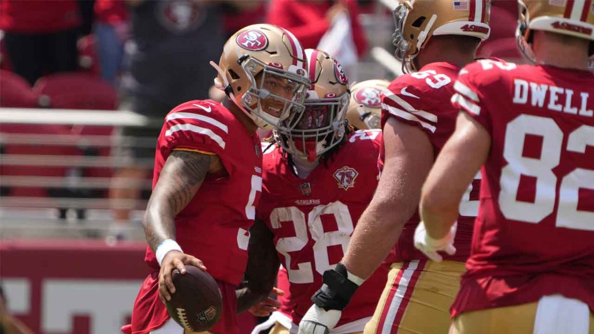 49ers' Brandon Aiyuk sheds light on how Trey Lance is taking trade