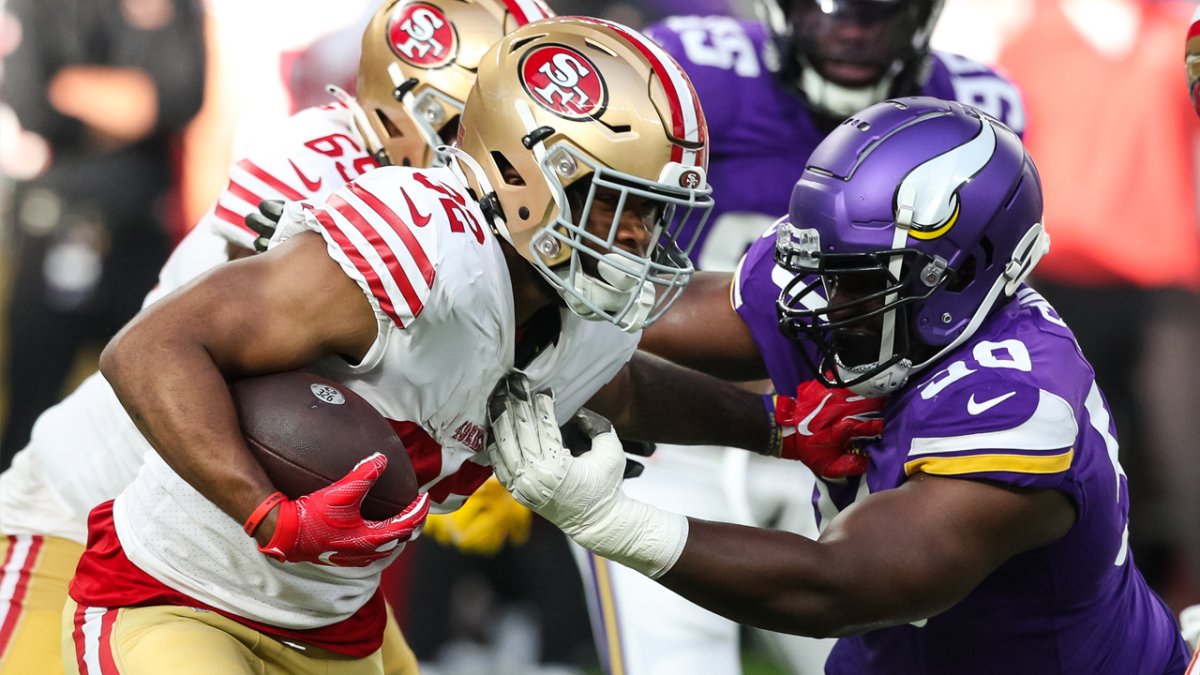 All of Jordan Mason's Carries from the 49ers' Preseason Win Over the  Vikings 