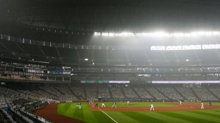 Sep 14, 2020; Seattle, Washington, USA; General view of T-Mobile Park during the fifth inning of a game between the Oakland Athletics and Seattle Mariners. Mandatory Credit: Joe Nicholson-USA TODAY Sports