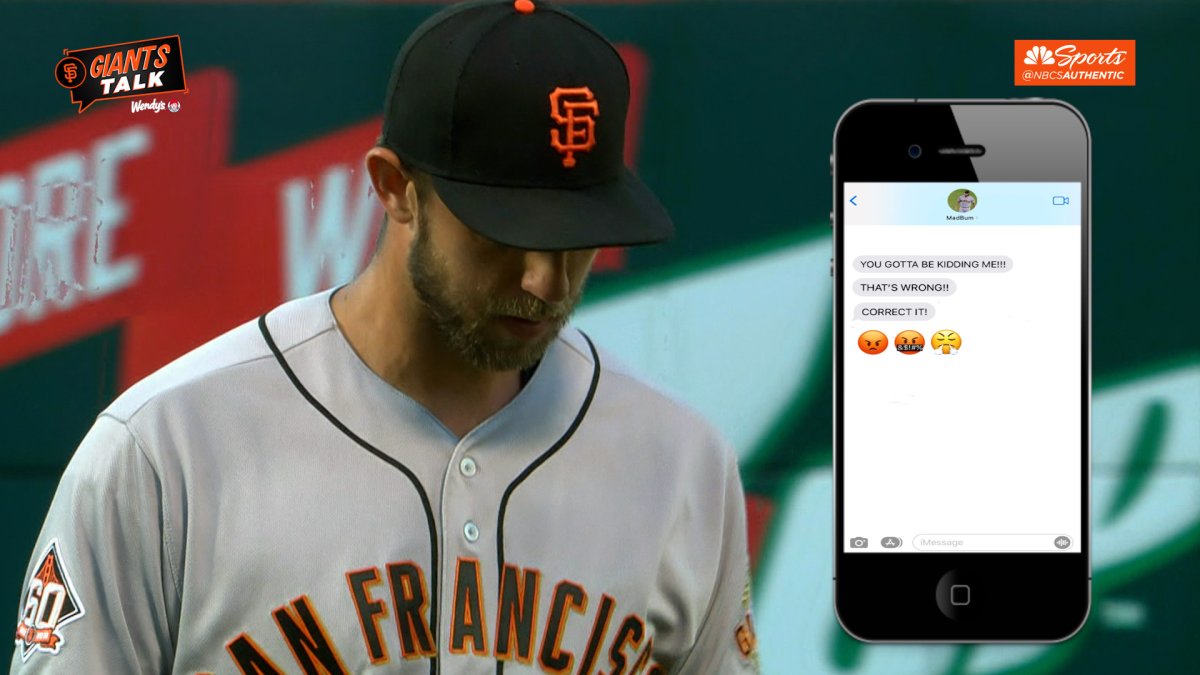Funny Madison Bumgarner mid-game texts story revealed by Duane Kuiper – NBC  Sports Bay Area & California