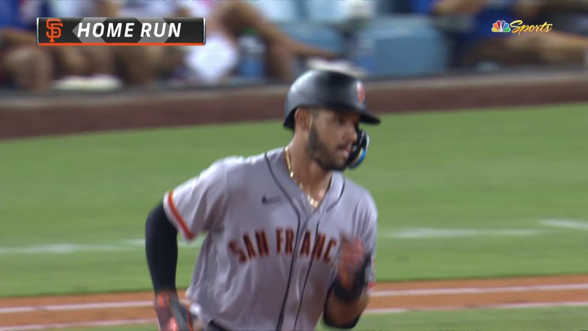 SF Giants on NBCS on X: Lewis Brinson ties it with a two-run