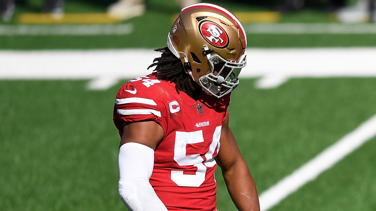 <p>The NFL Top 100 of 2020 included five 49ers.</p>

<p>But since the release of that list in July, four of those players -- Nick Bosa, Richard Sherman, Jimmy Garoppolo and George Kittle -- have sustained injuries and are no longer available. The only one who remains is middle linebacker Fred Warner.</p>

<p>Warner is the best player who will take the field for the 49ers on Thursday night. And this is when the 49ers must turn to their best players to perform like their best players.</p>

<p>The 49ers saw that kind of performance in Week 8, when Seattle linebacker Bobby Wagner took over on that side of the ball.<br />
W</p>

<p>arner, who ranked 70th among the NFL Top 100, must set the tone early in this game, while also delivering big plays at crucial times in this game.</p>
