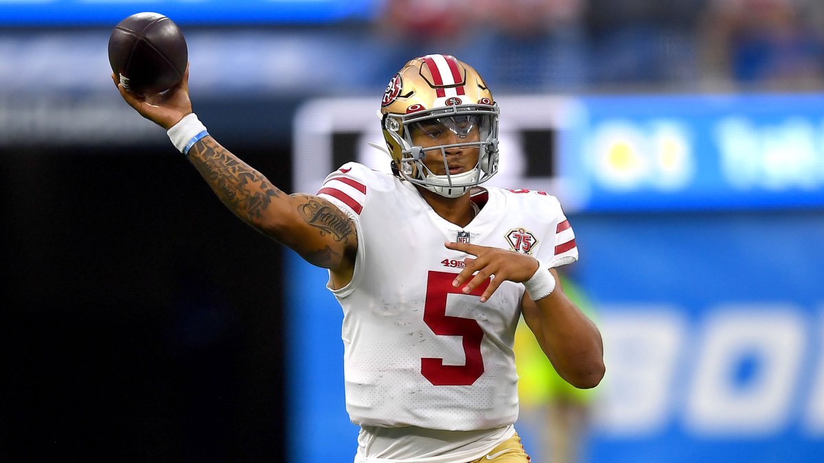 49ers rookie QB Trey Lance ready for work at rookie camp