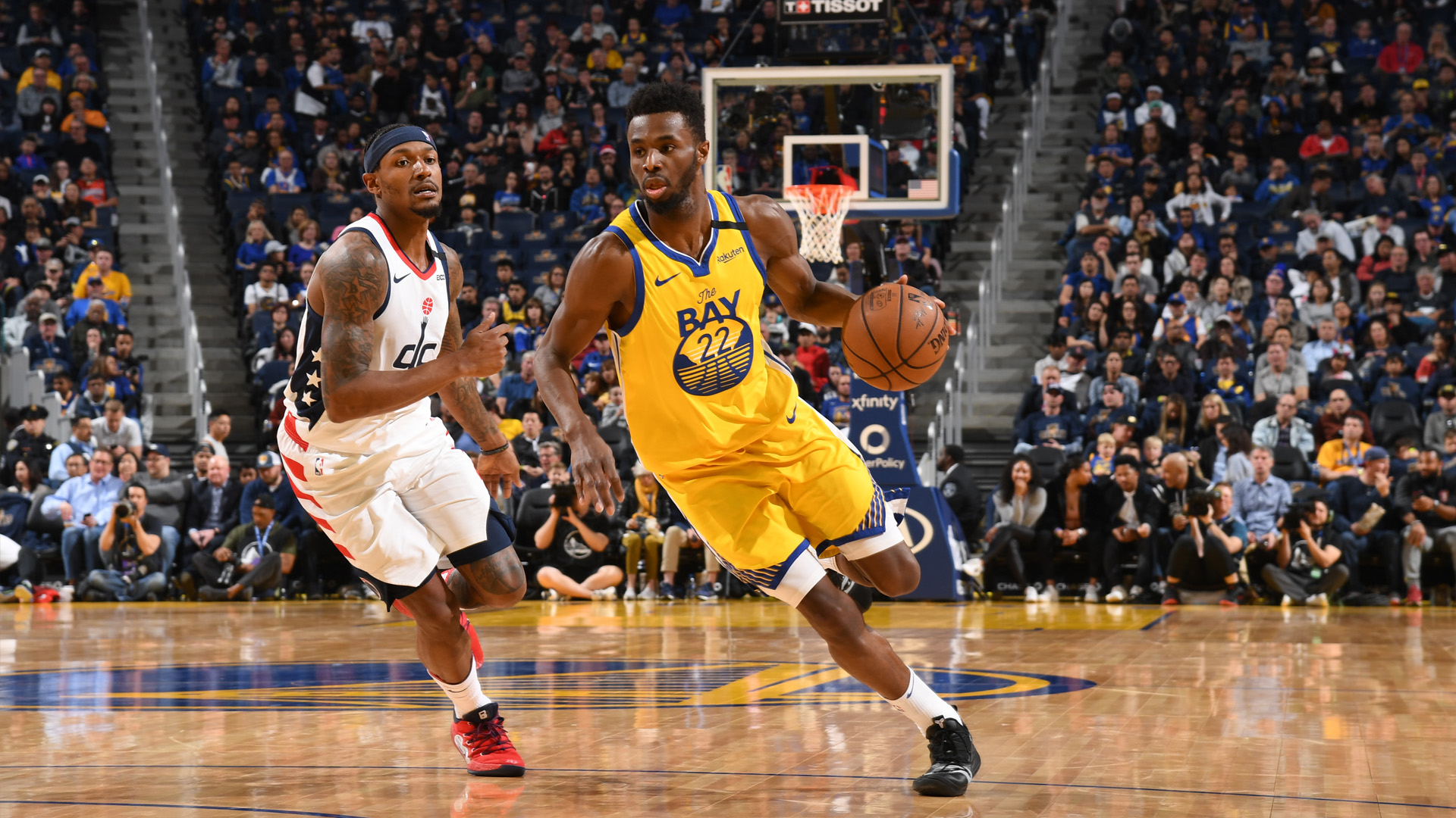 <p>It seems like we've been waiting for Andrew Wiggins to become a star for a decade. There's no doubt it felt like that for the 2014 No. 1 overall pick while he was toiling away in the Timberwolves' dysfunctional junction.</p>

<p>But Wiggins only is 25 years old and now finds himself with a winning franchise that believes in his abilities, has the culture to foster his growth and a superstar teammate to carry the burden of expectations.</p>

<p>Make no mistake, a lot will be expected of Wiggins this season, especially with Thompson out. But it will pale in comparison to the amount of pressure he felt as one of the guys expected to bring the Timberwolves back from the dead.</p>

<p>In 12 games last season with the Warriors, Wiggins showed how great he could be now that he was free from the burden the Timberwolves placed on him. He averaged 19.4 points per game while shooting 45.7 percent from the field and playing great defense.</p>

<p>Wiggins' massive contract has made many sour on him. But strip that away (I know, it's hard) and he's an ultra-athletic 25-year-old wing who can defend multiple positions, shoot it from 3 and still has a high ceiling.</p>

<p>The Warriors need him to finally take off if they are to be a true player in the NBA title hunt.</p>
