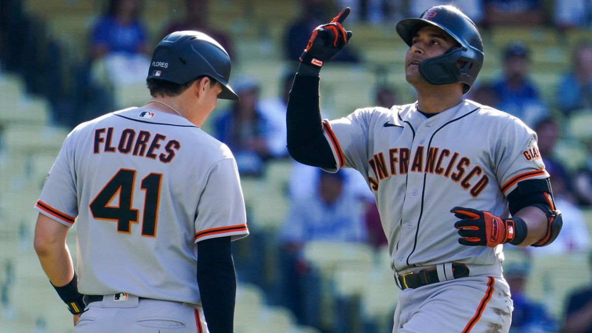 Wilmer Flores credits Logan Webb for Giants' 4-2 win over Reds – NBC Sports  Bay Area & California