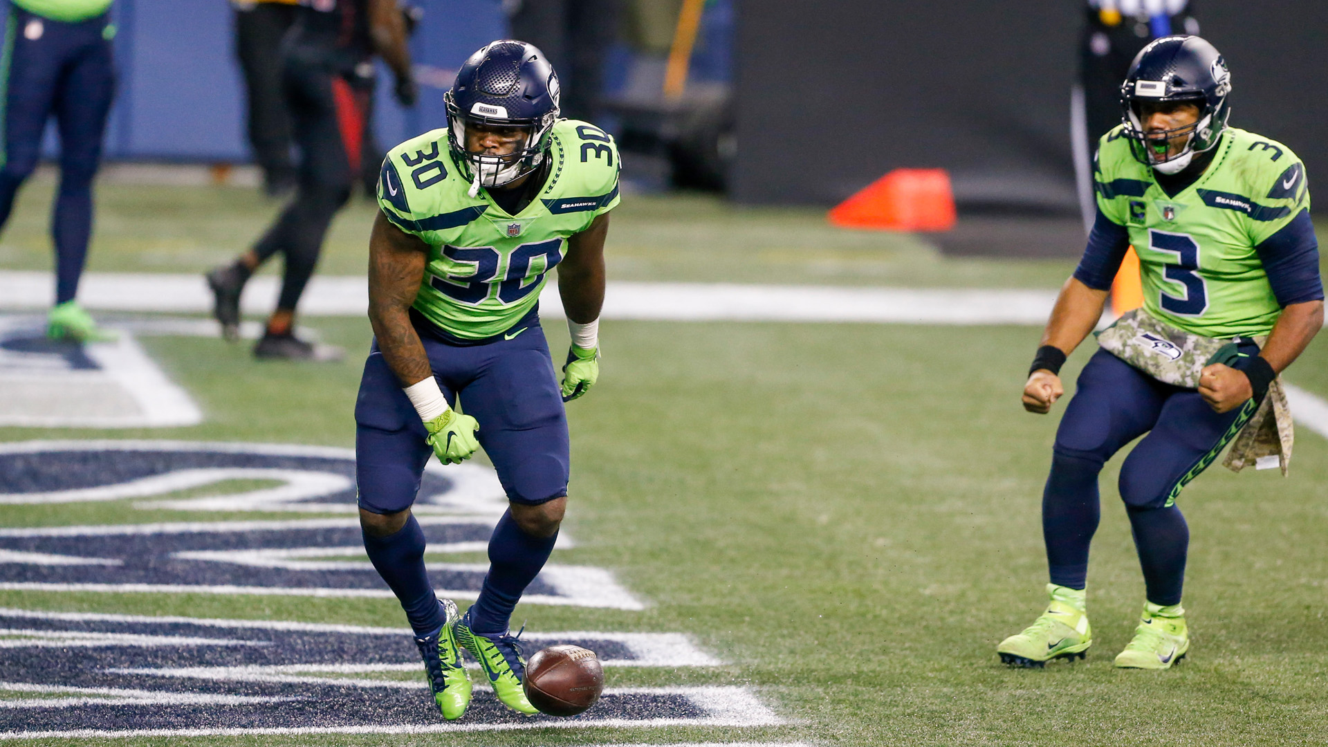 <p><strong>Line: </strong>Seahawks -9.5</p>

<p>Joe Judge was optimistic that Daniel Jones' hamstring injury wasn't serious. Colt McCoy looked exactly how you'd expect him to look coming off the bench.</p>

<p>This Giants team finds ways to hang around and the Seahawks' defense is just bad enough to let them cover the number.</p>

<p><strong>Pick: </strong>Seahawks 27, Giants 19</p>
