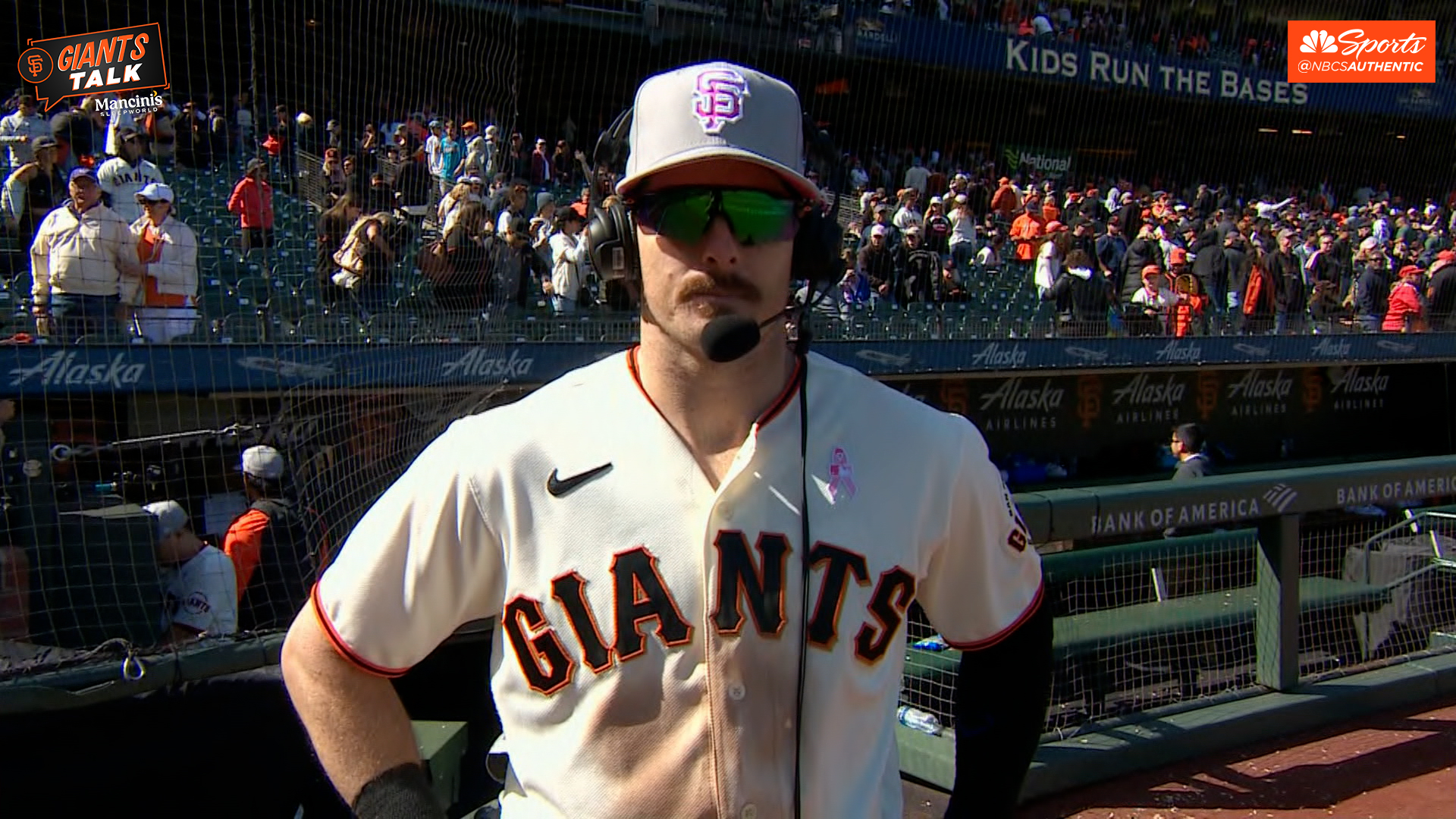 Mike Yastrzemski could miss 'Mustache May,' heads to Giants' IL – NBC  Sports Bay Area & California