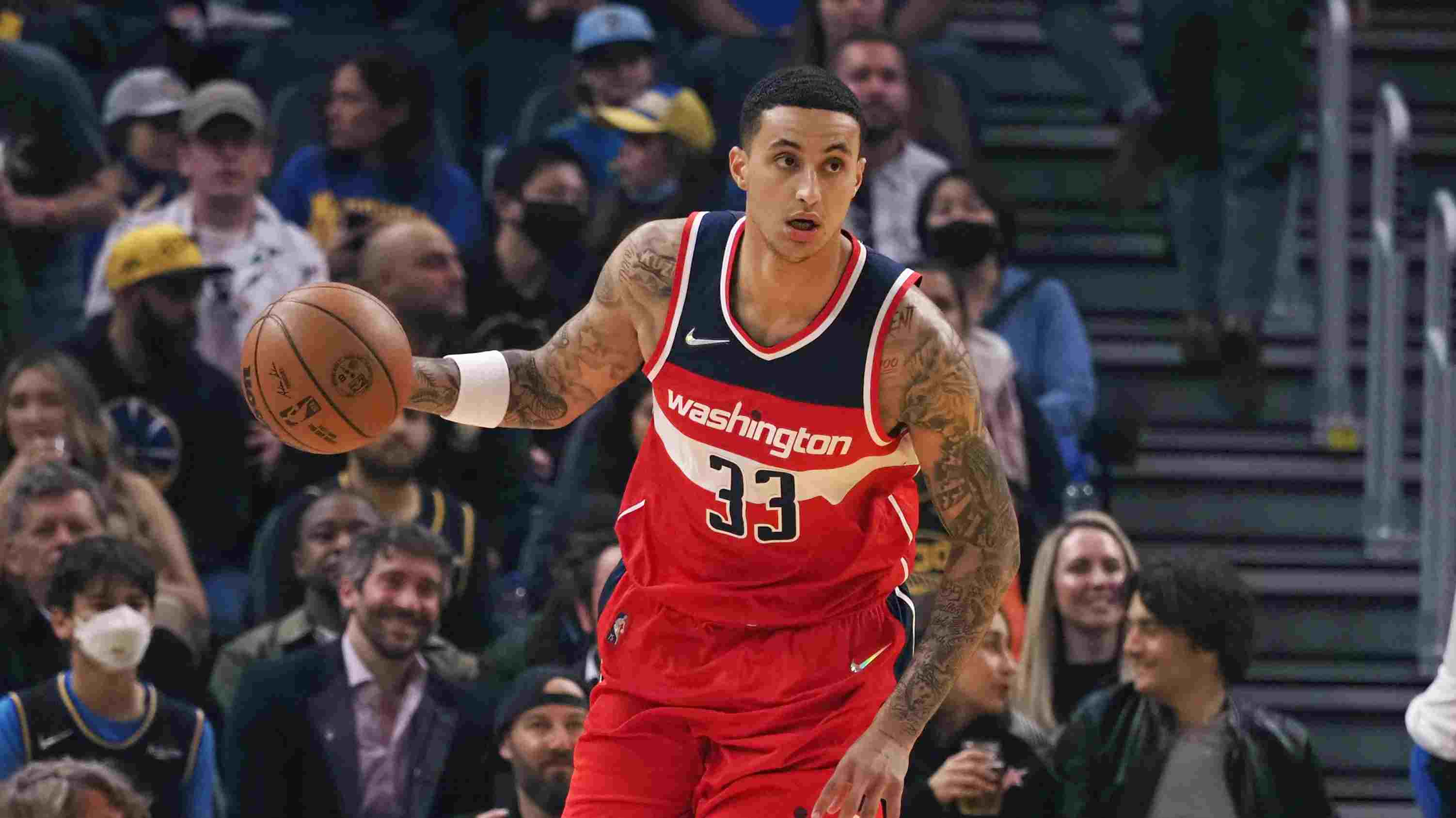 <p><strong>Position</strong>: SF/PF<br />
<strong>School</strong>: Utah<br />
<strong>Original Pick</strong>: Lauri Markkanen</p>
<p>After being kicked to the curb by Lakers fans earlier in his career, Kyle Kuzma has established himself quite nicely. He has a championship ring on his hand and a role in Washington where he can be more than just a complementary player, which he was limited to in Los Angeles.</p>
