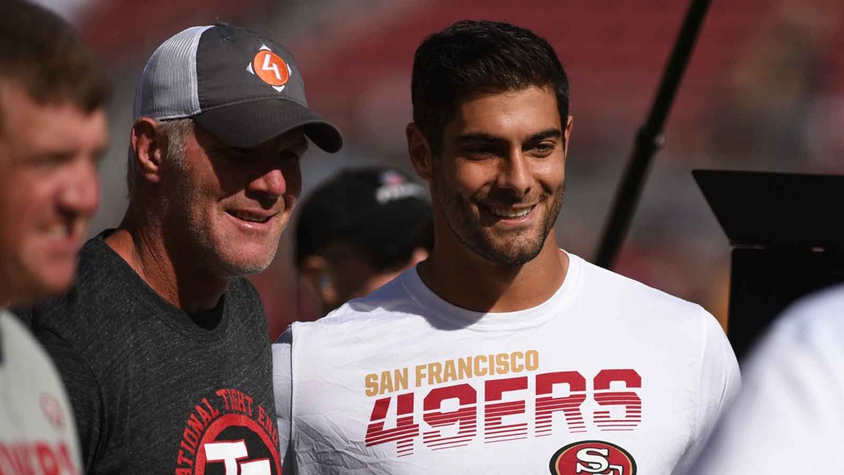 Jimmy Garoppolo fan draws the San Francisco 49ers quarterback