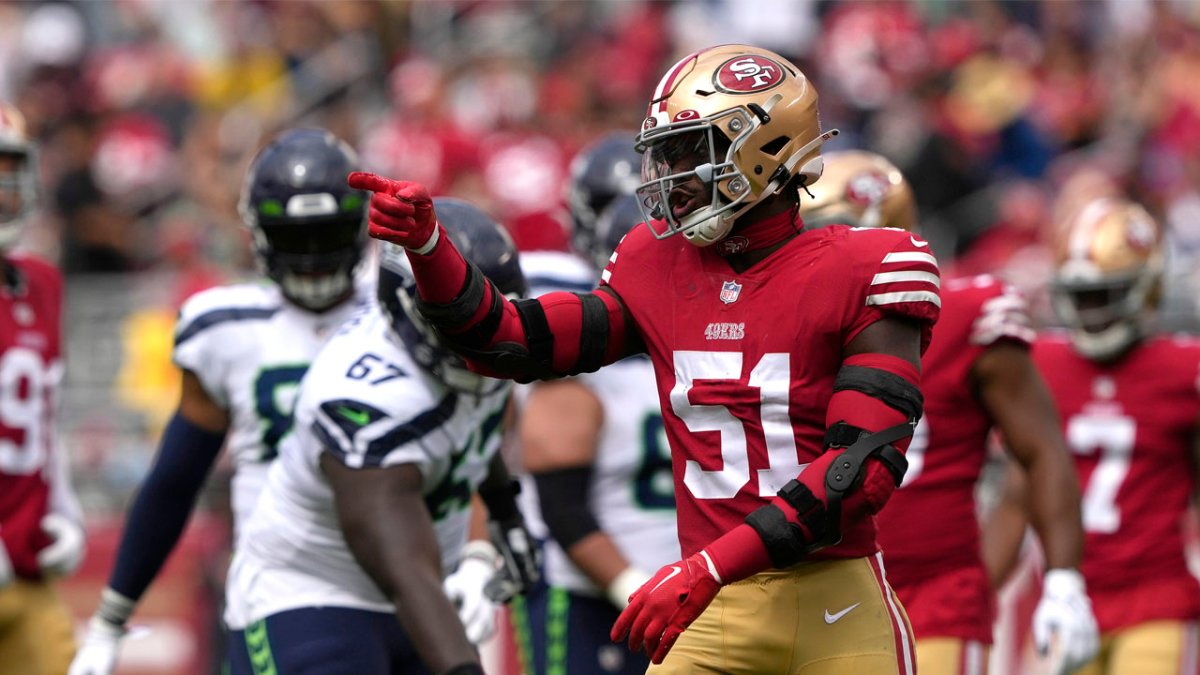 San Francisco 49ers' Trent Williams, Azeez Al-Shaair dealing with