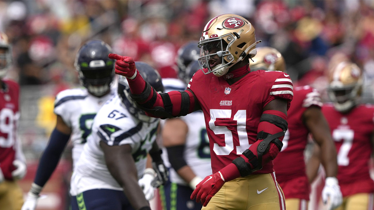 OurSF49ers on X: #49ers Injury updates: LB Azeez Al-Shaair has a knee  sprain & is expected to miss the final 2 games of the regular season.  RB Elijah Mitchell will likely return