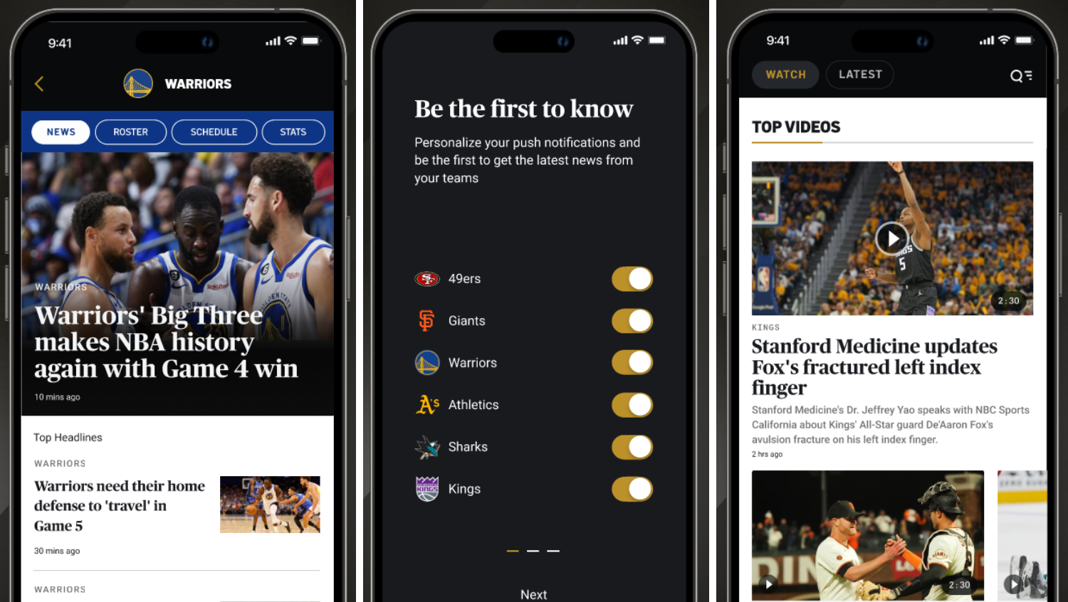 The New NBC Sports Bay Area and CA Mobile App Is Coming Soon