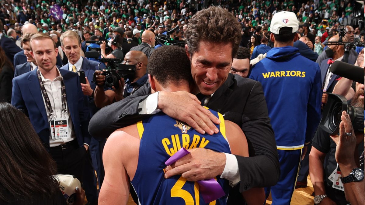 Bob Myers admits crying to Steph Curry after Warriors exit announcement ...