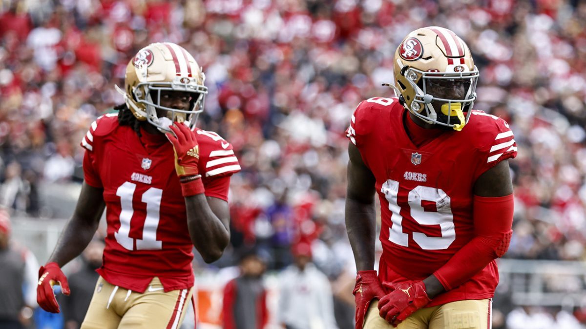 49ers' rookie WR Brandon Aiyuk looks experienced in blowout of Giants