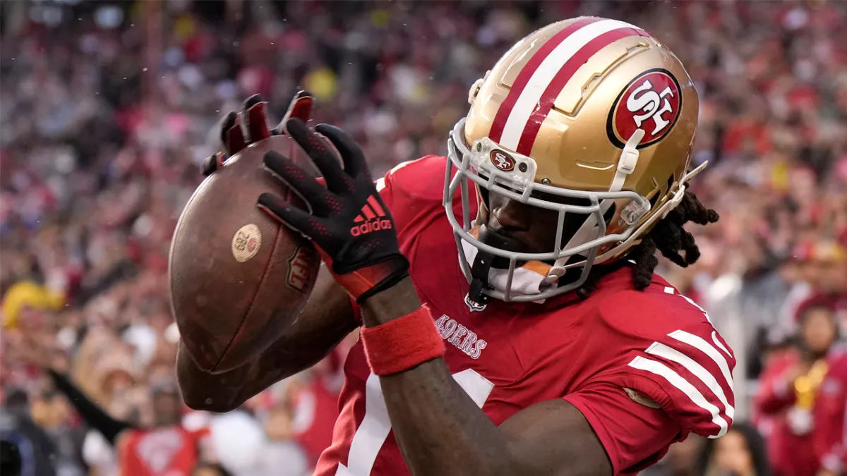 Brandon Aiyuk sends Brock Purdy IOU after dropping 49ers QB's sure TD pass  – NBC Sports Bay Area & California