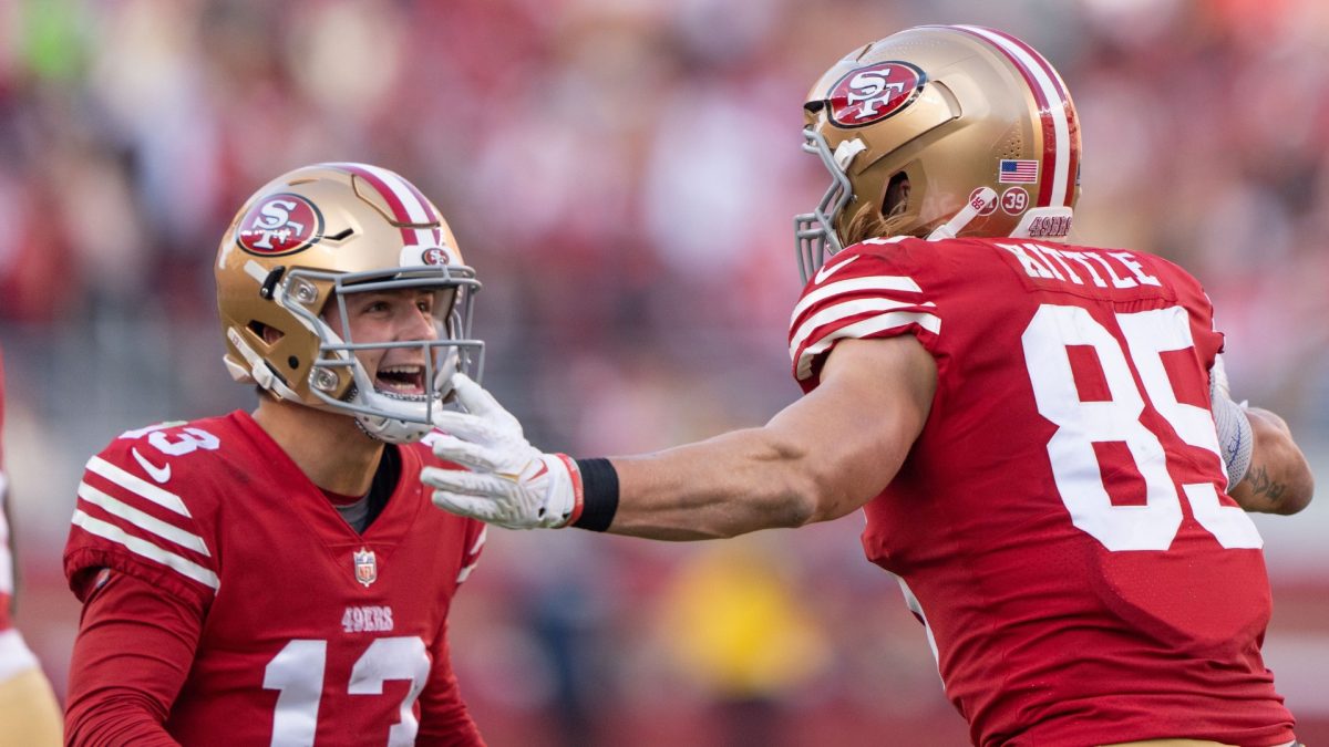 Watch 49ers’ Brock Purdy, George Kittle Rock Stage At Luke Combs Show ...