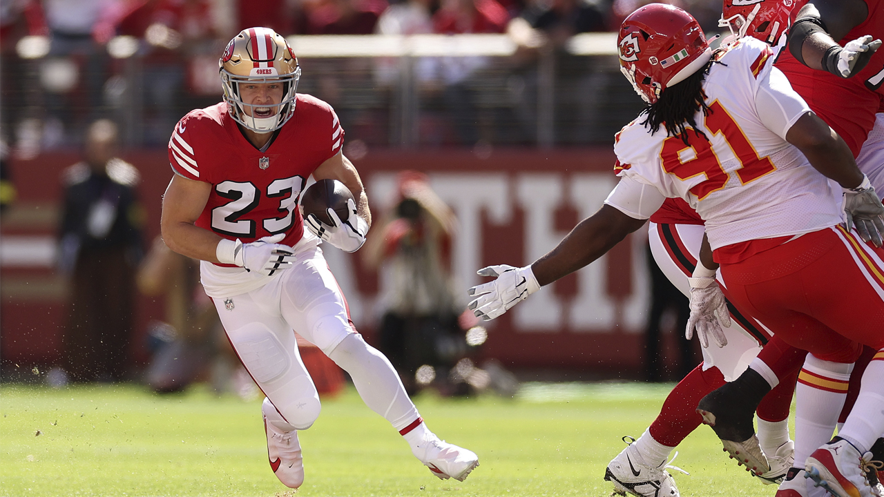 With Christian McCaffrey iffy for 49ers' backfield battle vs. Miami, who  gets the ball?