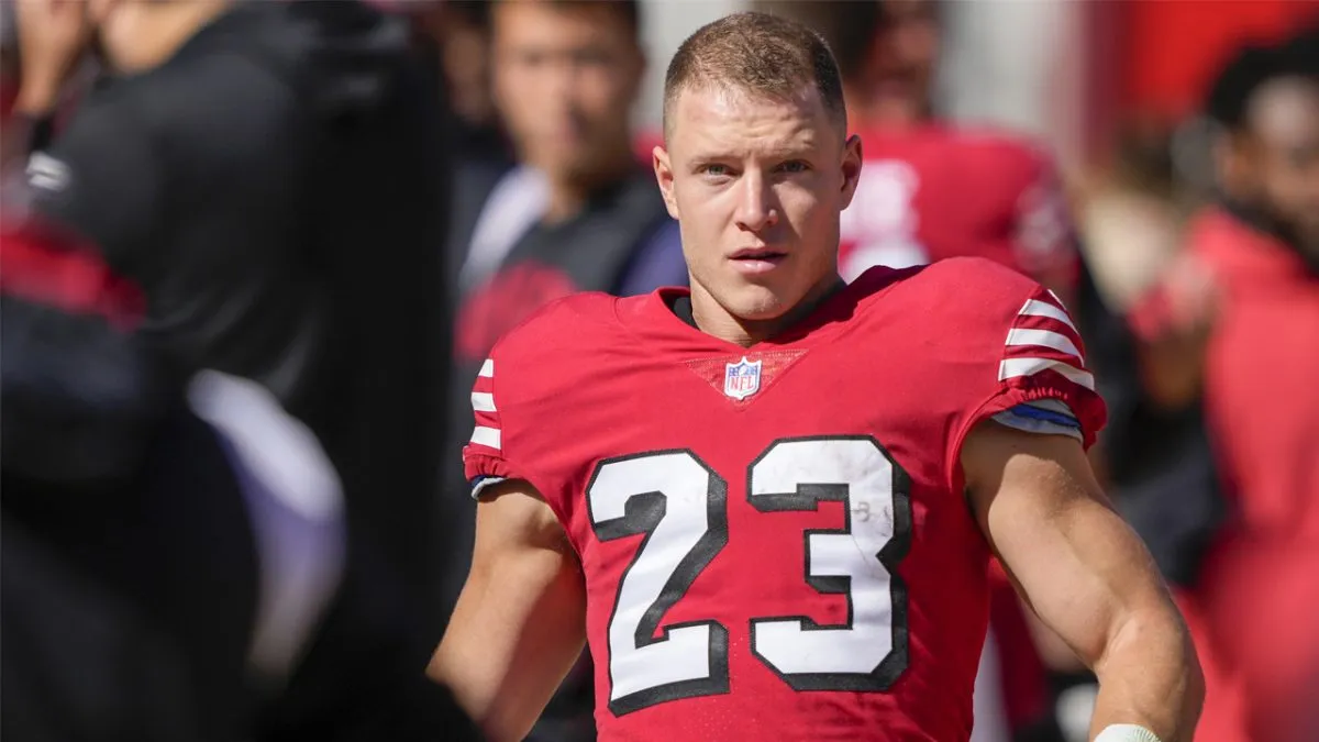 49ers' Christian McCaffrey doing 'great' after injury, per John Lynch – NBC  Sports Bay Area & California