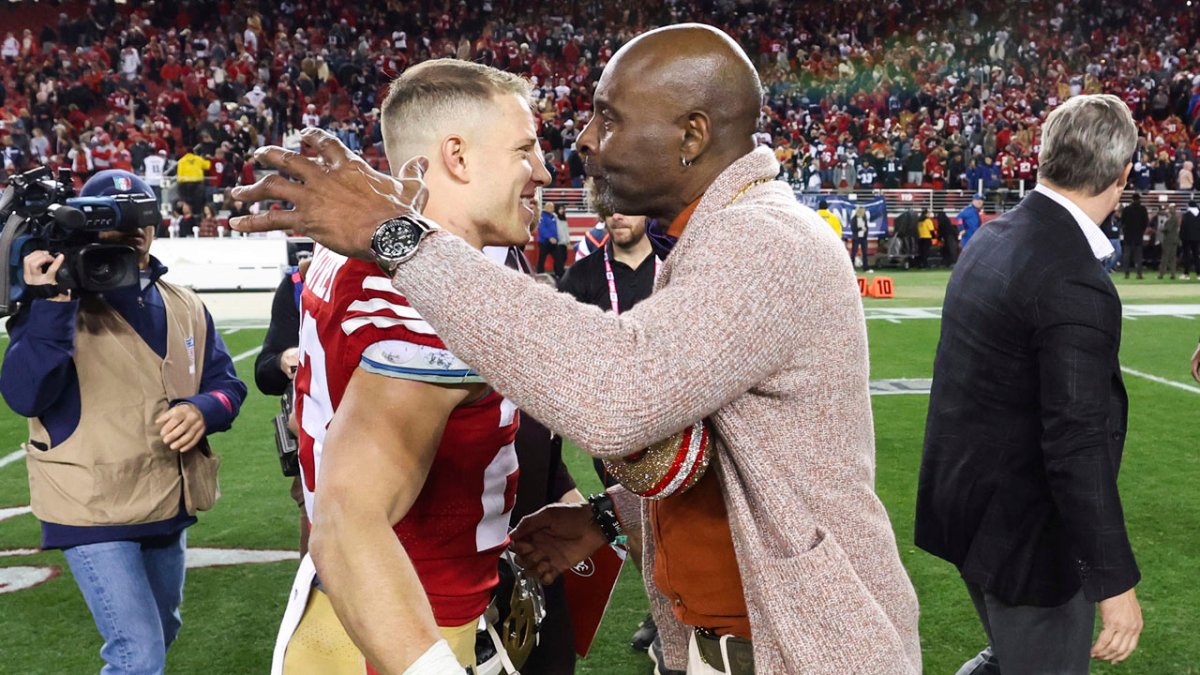 NFL] Jerry Rice passing the baton to CMC : 49ers