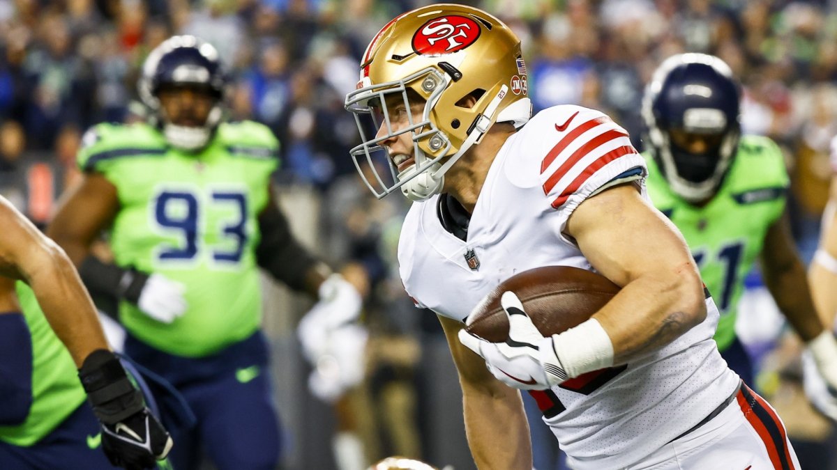 49ers' Kyle Shanahan plans to spell Christian McCaffrey more often