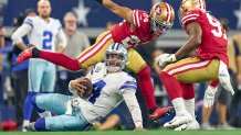 Dak Prescott, Cowboys confront 49ers in playoff rivalry renewal