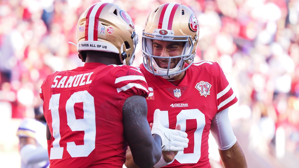 Deebo Samuel Defends 49ers Teammate Jimmy Garoppolo Ahead of NFC