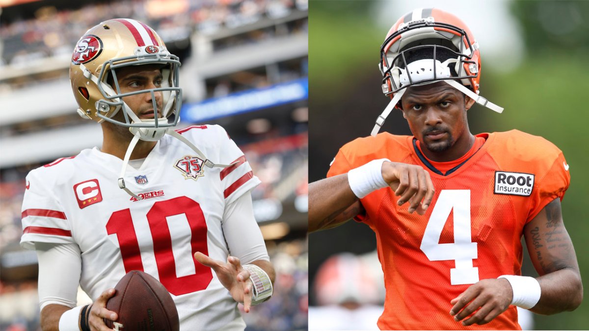 Deshaun Watson suspension: Jimmy Garoppolo now clear Browns QB upgrade –  NBC Sports Bay Area & California