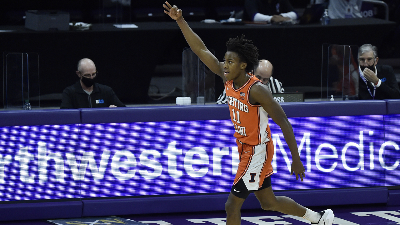 <p><strong>Measurables:</strong> 6-foot-5, 185 pounds<br />
<strong>Age:</strong> 21</p>
<p><strong>Team Needs:</strong></p>
<p>The Nuggets have made a ton of savvy moves over the last few seasons. Their ability to find talent late in the draft has been overlooked. They have an immediate need in the backcourt with Jamal Murray out for a while and Gary Harris now a member of the Orlando Magic.</p>
<p><strong>Why Dosunmu?</strong></p>
<p>Dosunmu is a big, strong, active combo guard that fills up the stat sheet. He has an active body with really nice length and the ability to play both guard positions. He was part of the big turnaround in Illinois basketball and there’s a good chance his game will translate to the next level as a rotational player. </p>
<p>Denver needs depth and Dosunmu brings a little of everything to the table. He isn’t afraid to play defense, which Michael Malone will like, and he should be a solid addition this late in the draft, especially for a team looking for NBA-ready talent to eat minutes.</p>