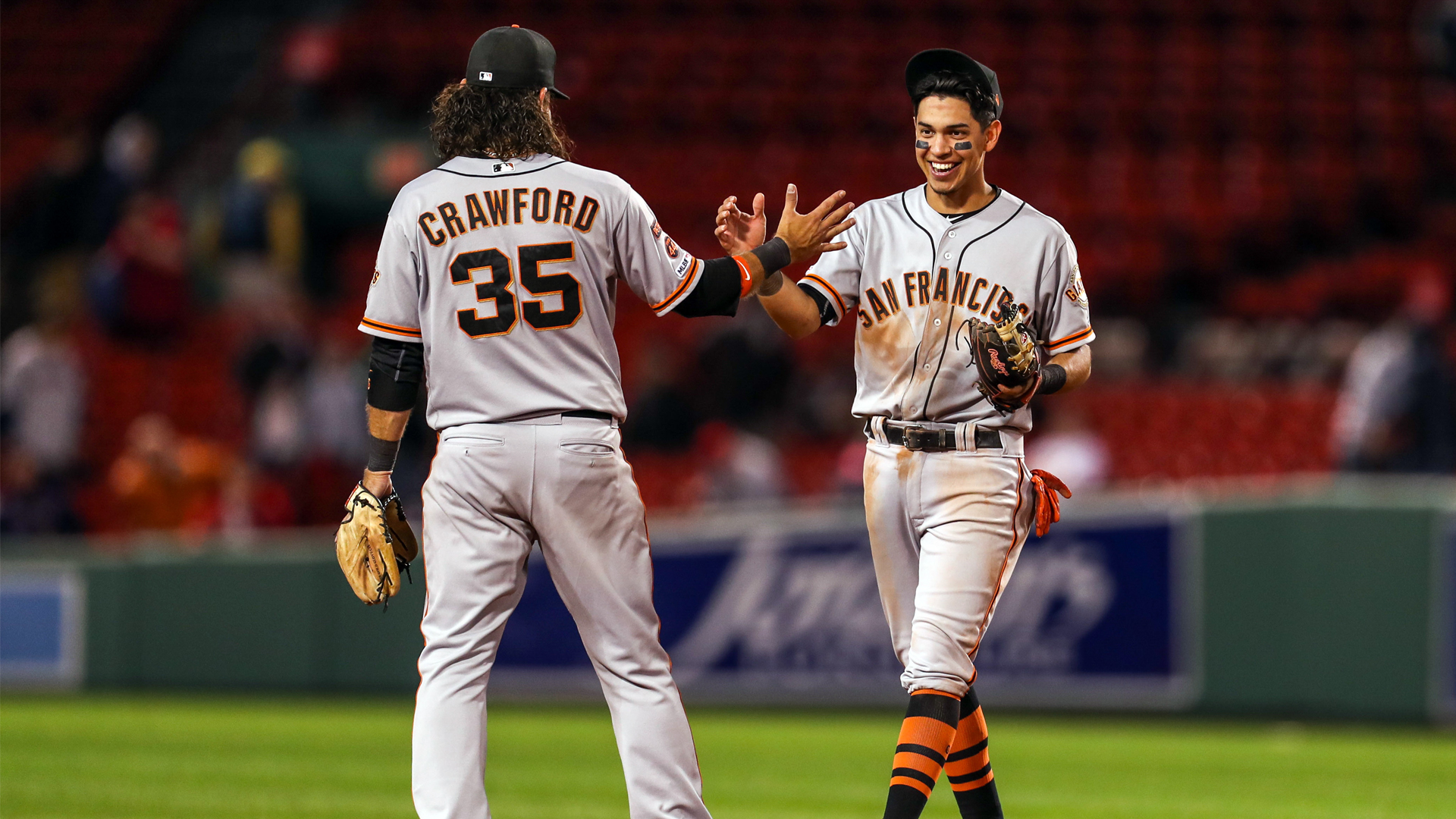 That is World Series Champion Mauricio Dubon you refer to now thank you  very much. : r/SFGiants