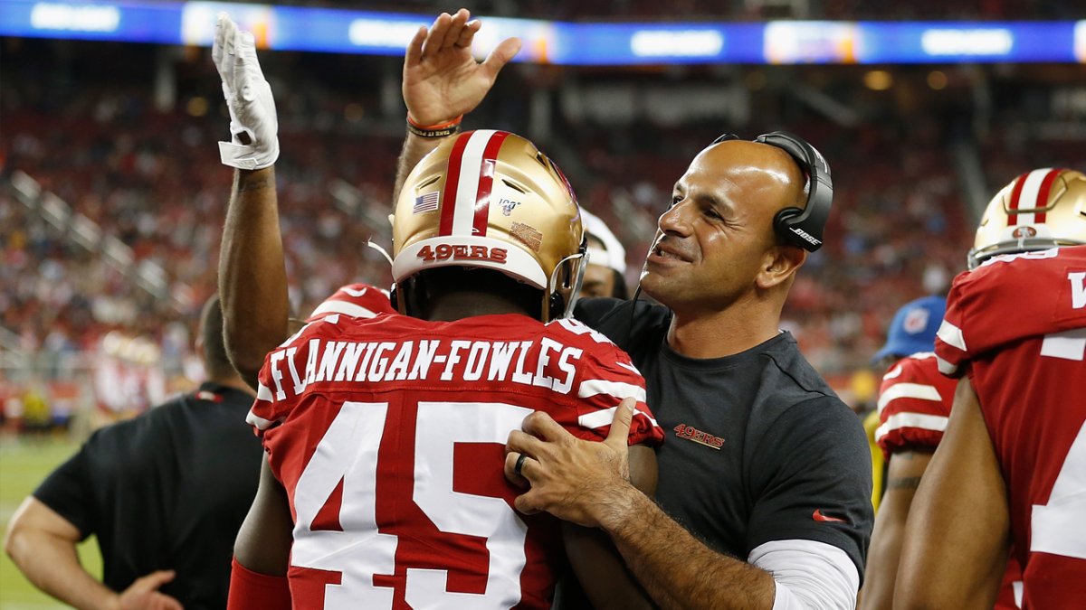 Demetrius FlanniganFowles makes impression with 49ers on, off field