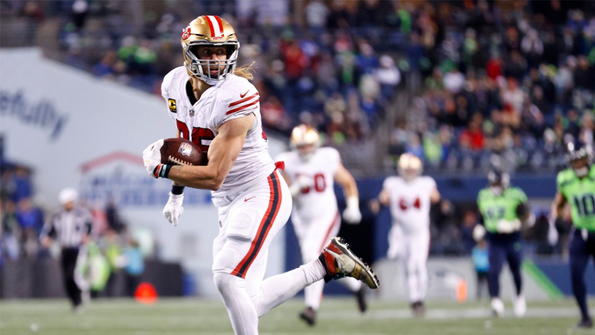 49ers' George Kittle wears famous Jimmy Garoppolo on his shirt after win  over Seahawks